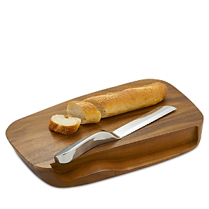 Nambe Blend Bread Board & Knife