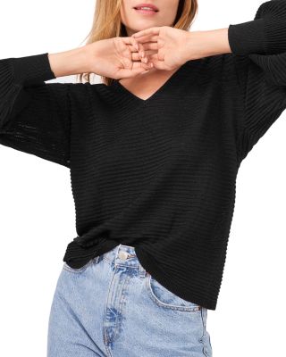 1 state bubble sleeve sweater