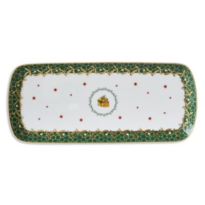 Bernardaud - Noel Rectangular Cake Plate