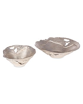 Surya - Ambrosia Decorative Metal Nesting Bowls, Set of 2