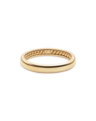 David Yurman Men's 18K Yellow Gold Classic Band