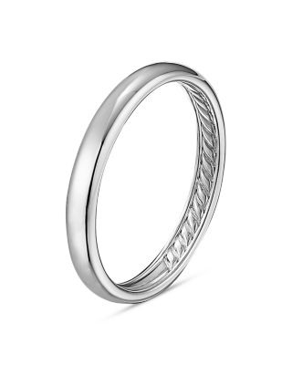 Men's 18K White Gold Classic Band