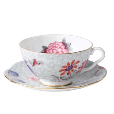 Wedgwood - "Cuckoo" Tea Story Tea Cup & Saucer, Green