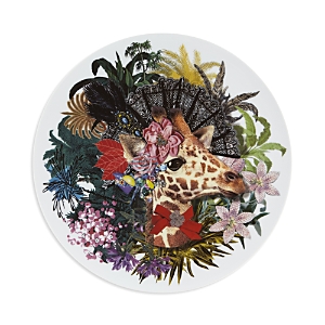 Vista Alegre Love Who You Want By Christian Lacroix Charger Plate In Jungle Dona Jirafa