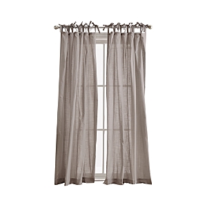 PERI HOME COTTON SHEER 95 X 50 TIE TAB WINDOW PANEL, PAIR,1-807609BG