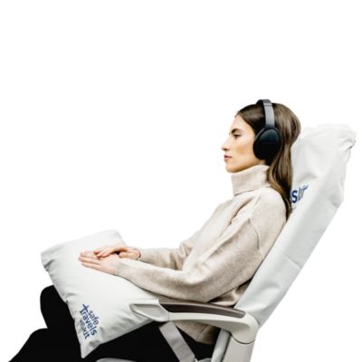 Luxury Travel Airplane Seat Cover &amp; Pillow Case Set