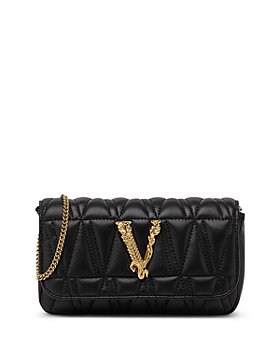 Versace - Virtus Quilted Leather Mini Bag
