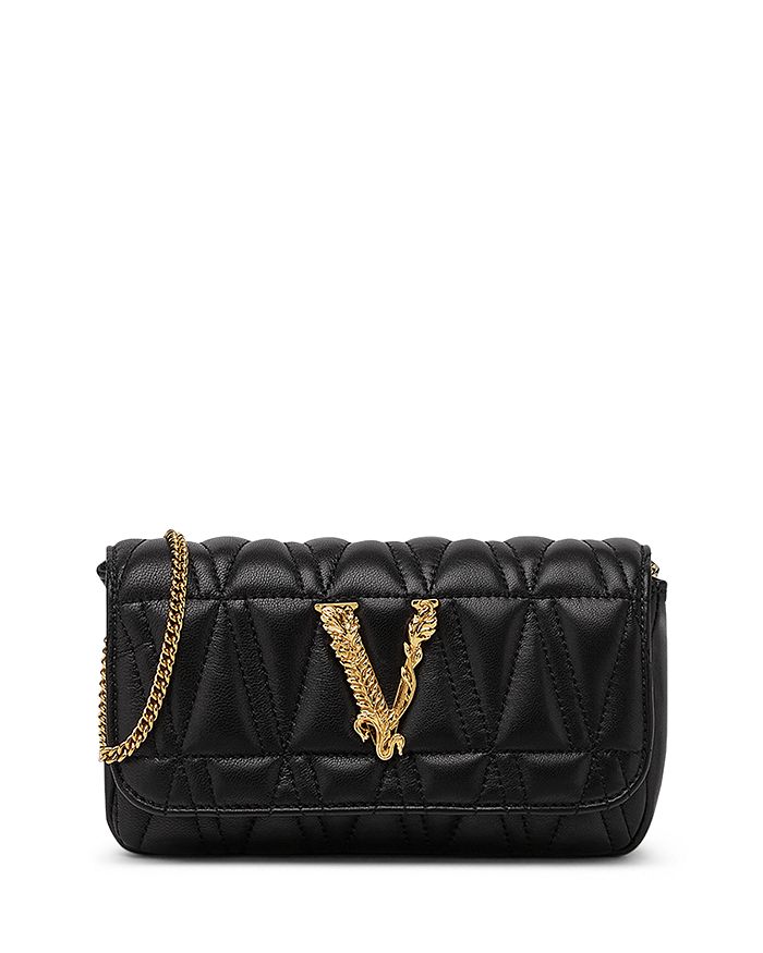 Versace Virtus Quilted Leather Mini Bag | Bloomingdale's