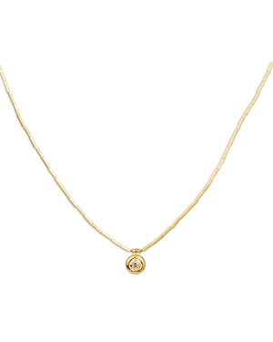 Shop Gurhan 24k Yellow Gold Droplet Diamond & Seed Cultured Pearl Pendant Necklace, 18