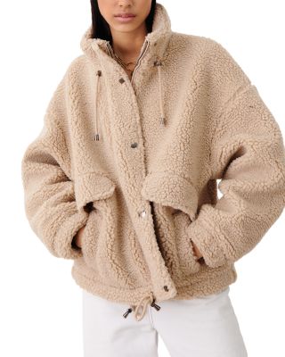 ba&sh teddy coat