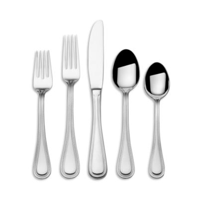 Beaded 45 Pc Flatware Set