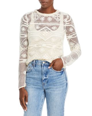 Rebecca Taylor - Crocheted Cotton Top