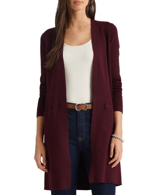 lauren ralph lauren open front cardigan