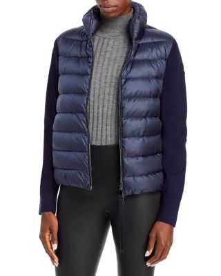 moncler womens gilet with hood