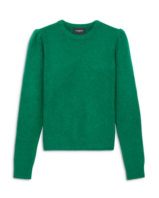 green sweater