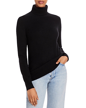 C By Bloomingdale's Cashmere Turtleneck Sweater - 100% Exclusive In Ebony