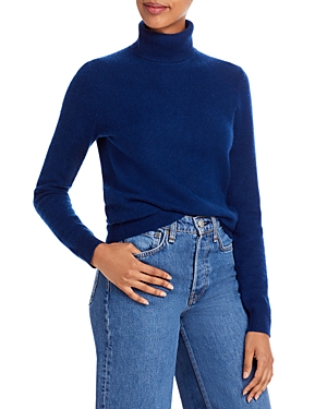 C By Bloomingdale's Cashmere Turtleneck Sweater - 100% Exclusive In River Navy