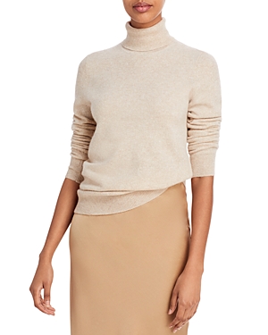 C By Bloomingdale's Cashmere Turtleneck Sweater - 100% Exclusive In Stone Heather
