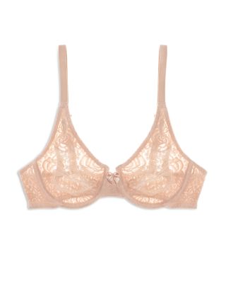 Halo Lace Unlined Underwire Bra