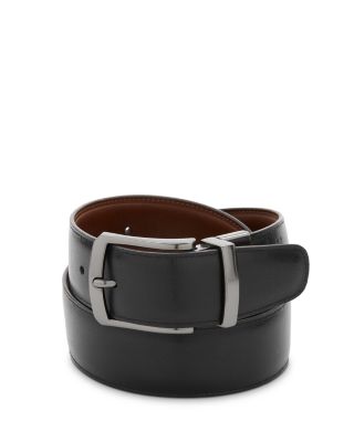 Matte Metal Reversible Buckle Belt - Exclusive