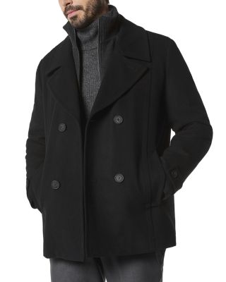 black peacoat jacket