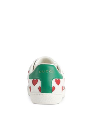Gucci Women's Ace Heart Detail Lace Up Sneakers | Bloomingdale's