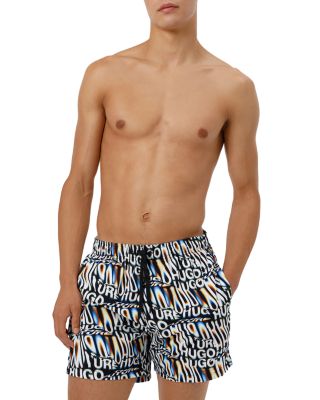 HUGO Neo Printed Swim Trunks 