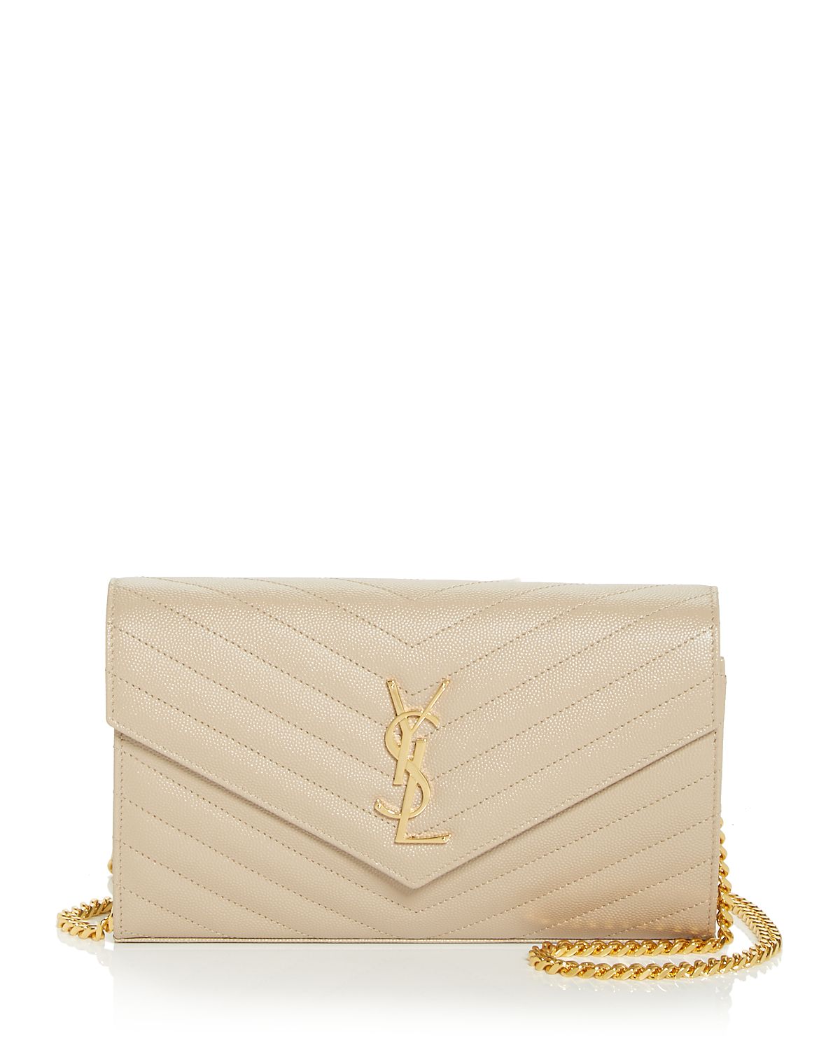Saint Laurent Classic Cassandre Chain Wallet