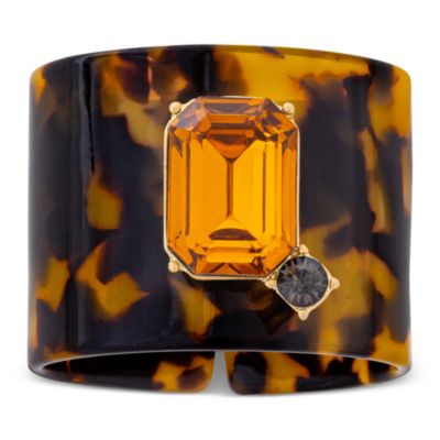 Joanna Buchanan - Gem Resin Tortoiseshell Napkin Rings, Set of 4