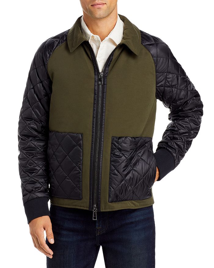 Michael kors mixed media sale jacket