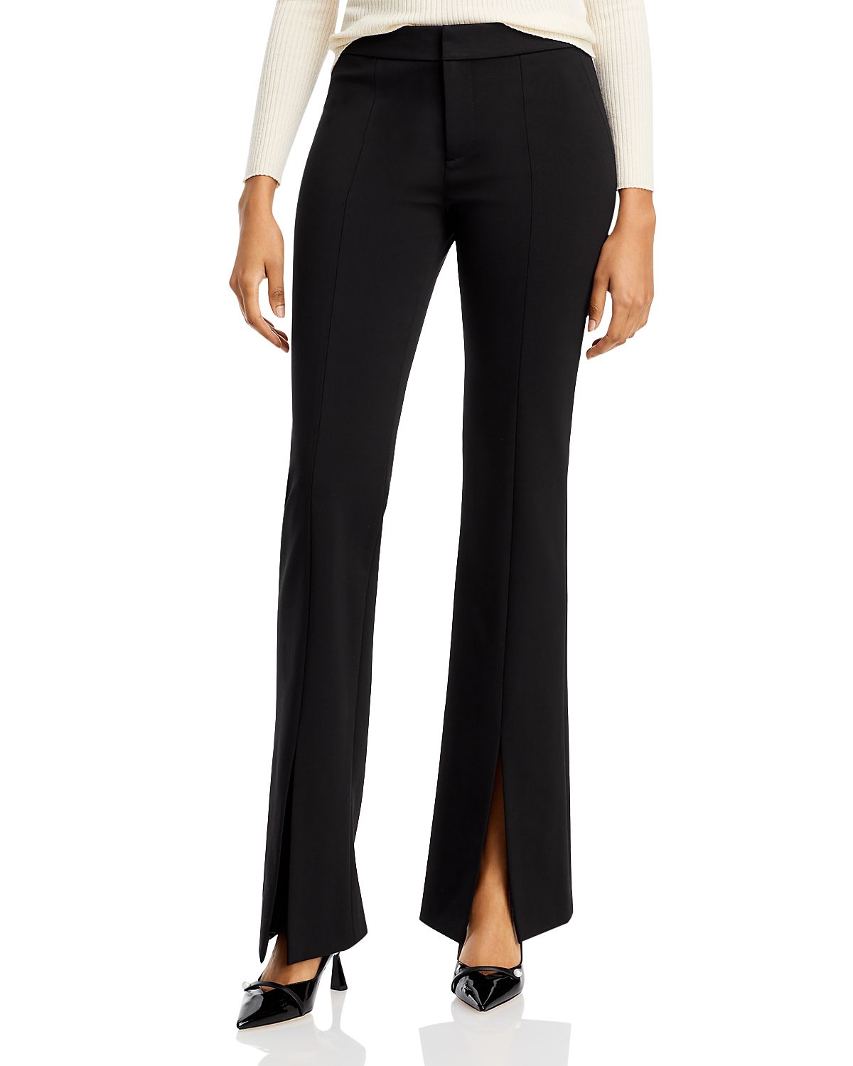 Alice and Olivia Walker Slit Slim Leg Pants