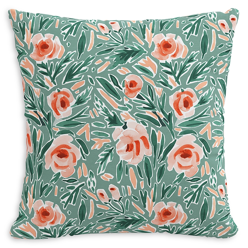 Sparrow & Wren Down in Rose Print, 20 x 20