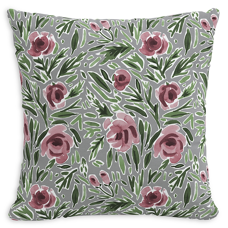 Sparrow & Wren Down in Rose Print, 20 x 20