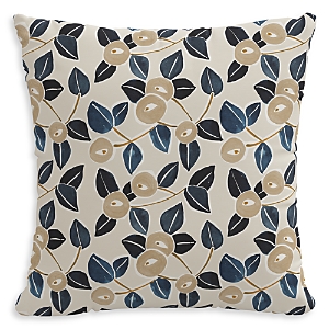 Sparrow & Wren Down Pillow in Floral Ocean, 20 x 20