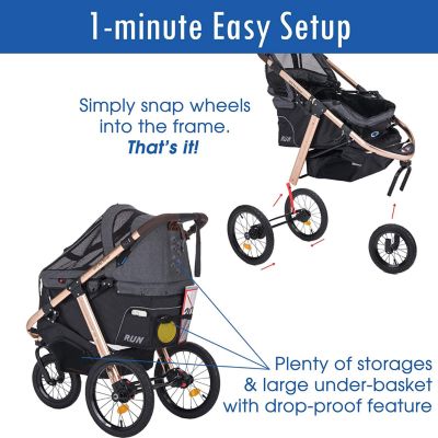 HPZ Pet Rover Pet Rover Jogging Pet Stroller | Bloomingdale's Home