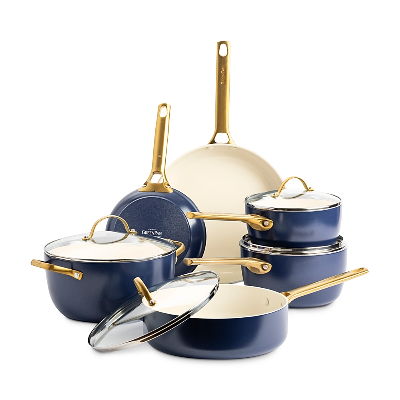 Greenpan Reserve Healthy Ceramic Nonstick Cookware, Set Of 10