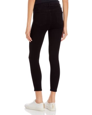 Margot High-Rise Skinny Jeans in Noir