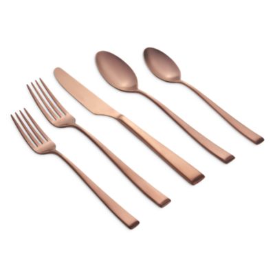 Marlise Champagne Satin 20 Piece Flatware Set 