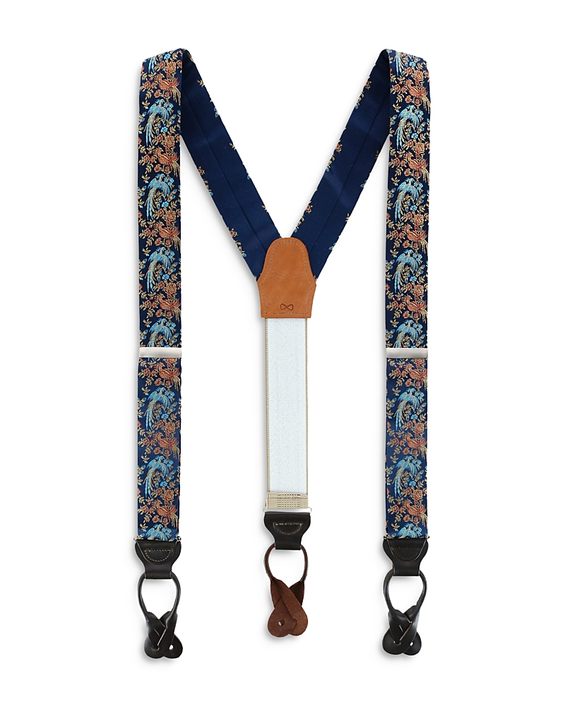 Trafalgar Birds Of Prosperity Suspenders In Navy