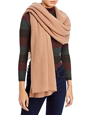 C By Bloomingdale's Cashmere Travel Wrap - 100% Exclusive In Camel