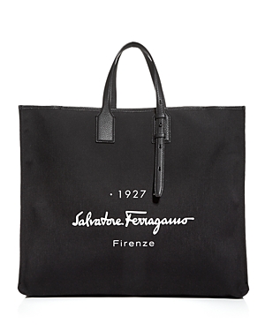 Salvatore Ferragamo Canvas Tote