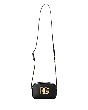 Dolce & Gabbana Leather Crossbody In Black
