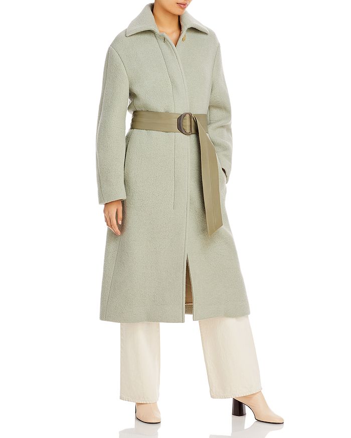 Vince belted coat cheap