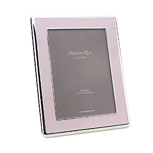 Addison Ross Curved Enamel Picture Frame, 5 X 7 In Pink