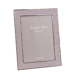 Addison Ross Faux Croc Picture Frame, 4 X 6 In Mocha