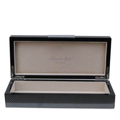 Carbon Fibre Lacquered Box with Silver