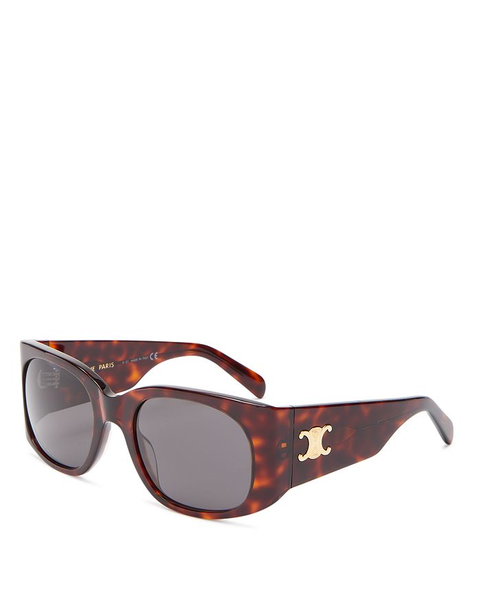 CELINE Women's Triomphe Square Sunglasses, 54mm | Bloomingdale's