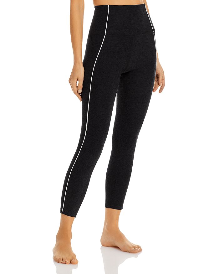 Beyond Yoga Women's Quilted Side Panel Long Leggings