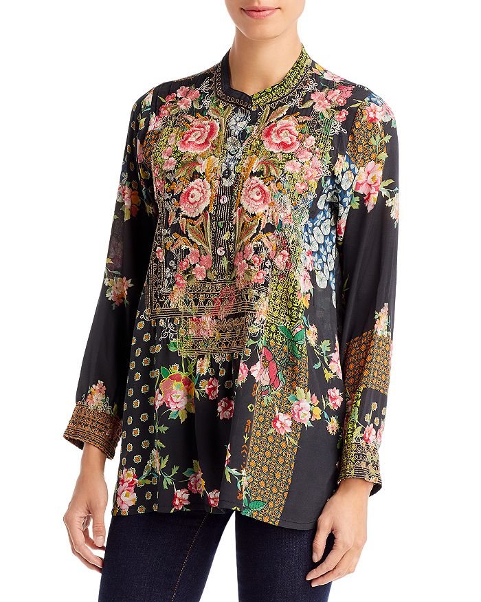Johnny was silk discount top