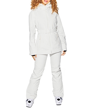 Halfdays Lawrence Waterproof Winter Jacket In White